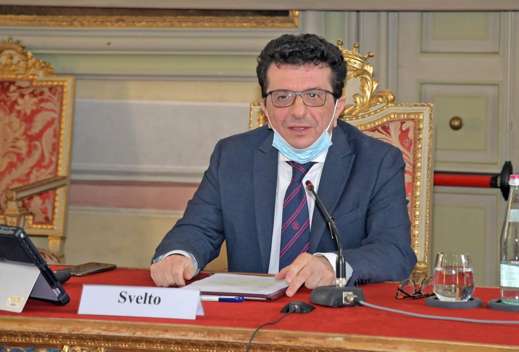 Francesco Svelto, Magnifico Rettore dell'Università di Pavia