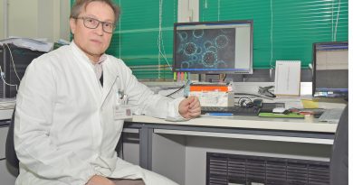 Dott. Fausto Baldanti, responsabile dell'Unità di Virologia Molecolare del San Matteo